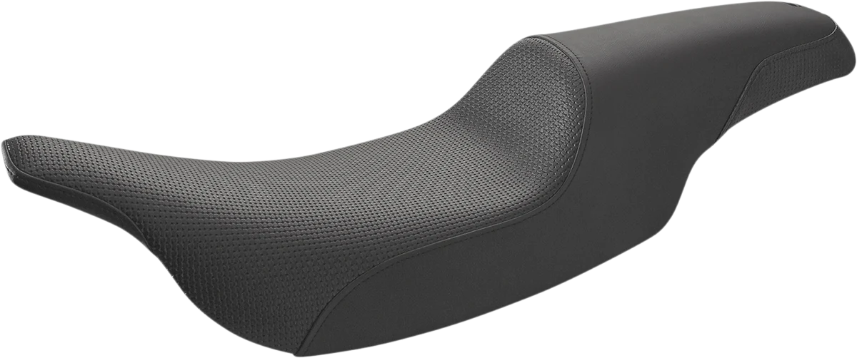 SADDLEMEN Profiler™ Basketweave Seat - Black - FLH/FLT '97-'07 897-07-147