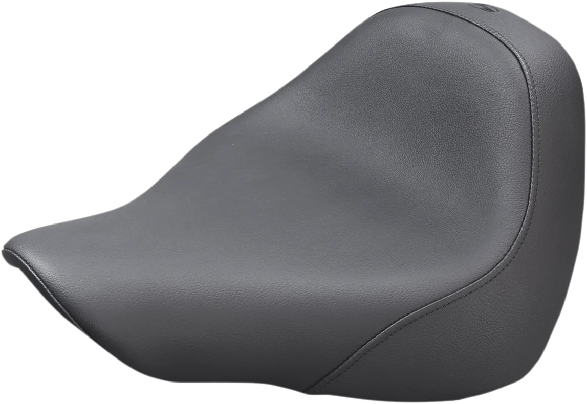 SADDLEMEN Renegade* Solo Seat - Black Smooth - FL/FX '18-'23 (Part Number: 818-27-002)
