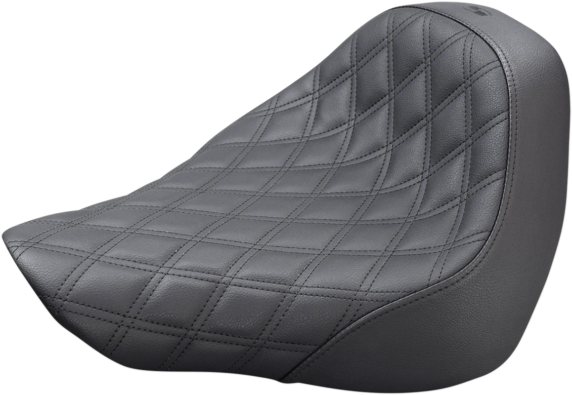 SADDLEMEN Renegade Solo Seat - Lattice Stitched - Black - FL/FX '18-'24 818-27-002LS