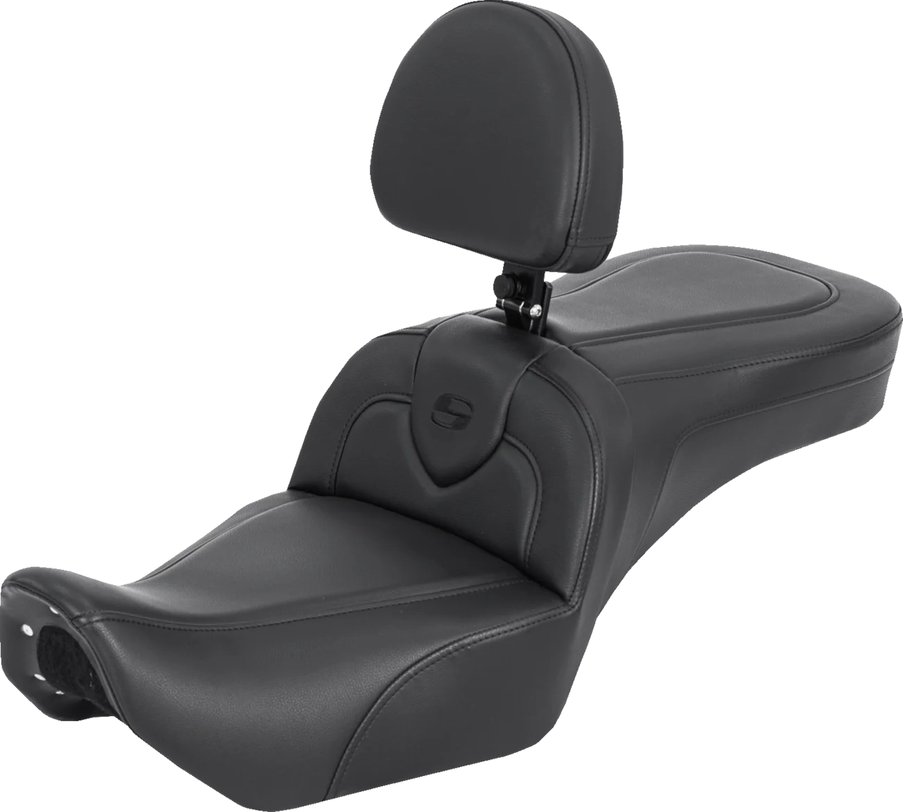 SADDLEMEN RoadSofa™ Seat - with Backrest - Black - RH975 '22-'25 822-11-187BR