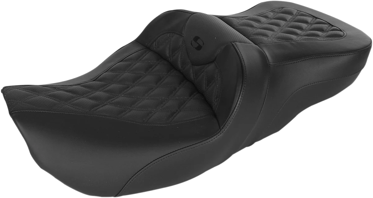 SADDLEMEN Roadsofa* Seat - Full Lattice Stitch - FLH '97-'07 - Part No. 897-06-182