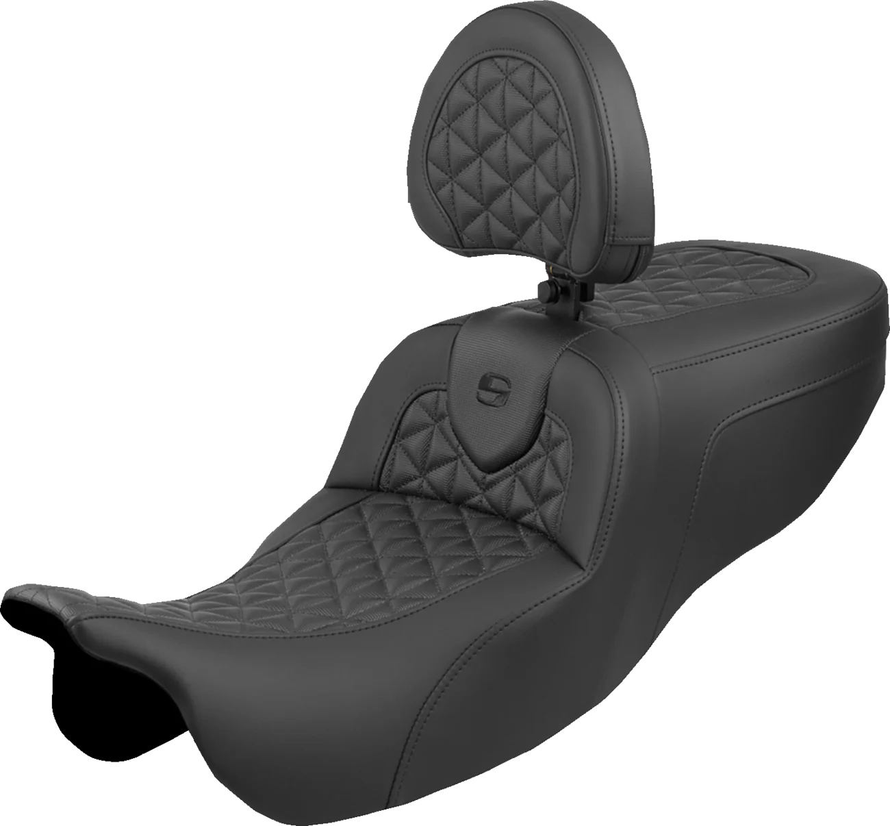 SADDLEMEN Roadsofa* Seat - with Backrest - Tri-Gripper - FLRT/FLTRT '15-'25 815-07-210B0