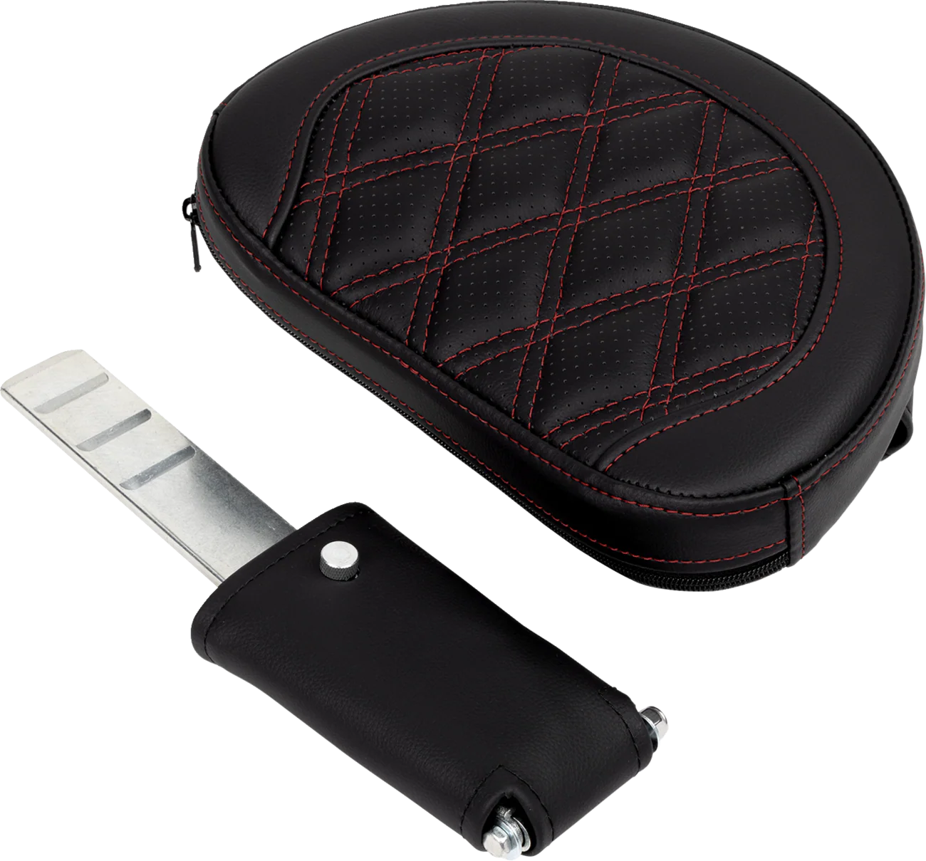 SADDLEMEN Roadsofa* Seat - with Backrest - Wine Berry Stitch - FL '08-'23 808-07B-182B8 - Image 3
