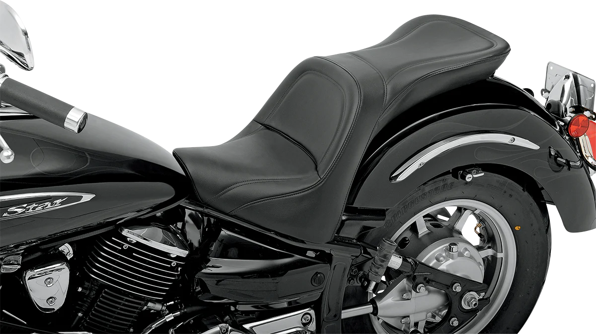 SADDLEMEN Seat - Explorer* - without Backrest - Stitched - Black - XVS1100 Y3150JS