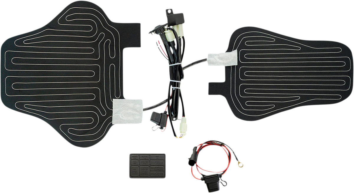 SADDLEMEN Seat Heater - Black - FL '08-'23 13296D