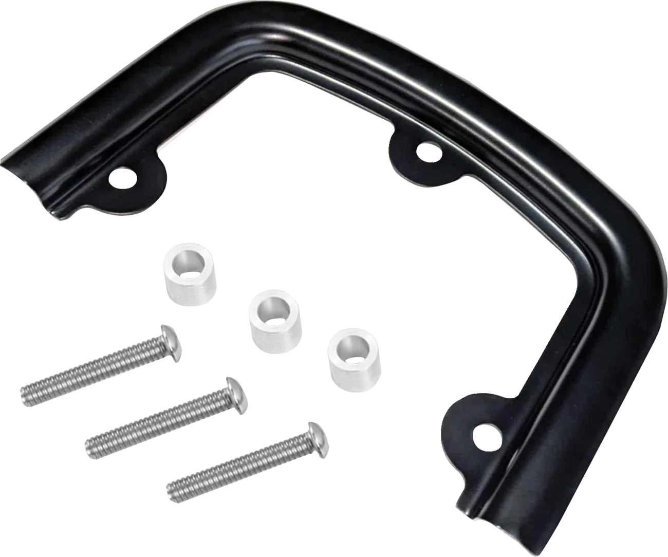 SADDLEMEN Sissy Bar Pad Bracket - Black 15725B