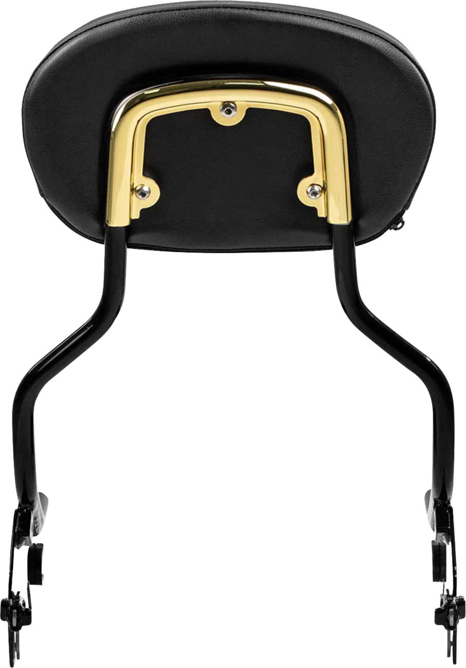 SADDLEMEN Sissy Bar Pad Bracket - Gold 15725GO - Image 4