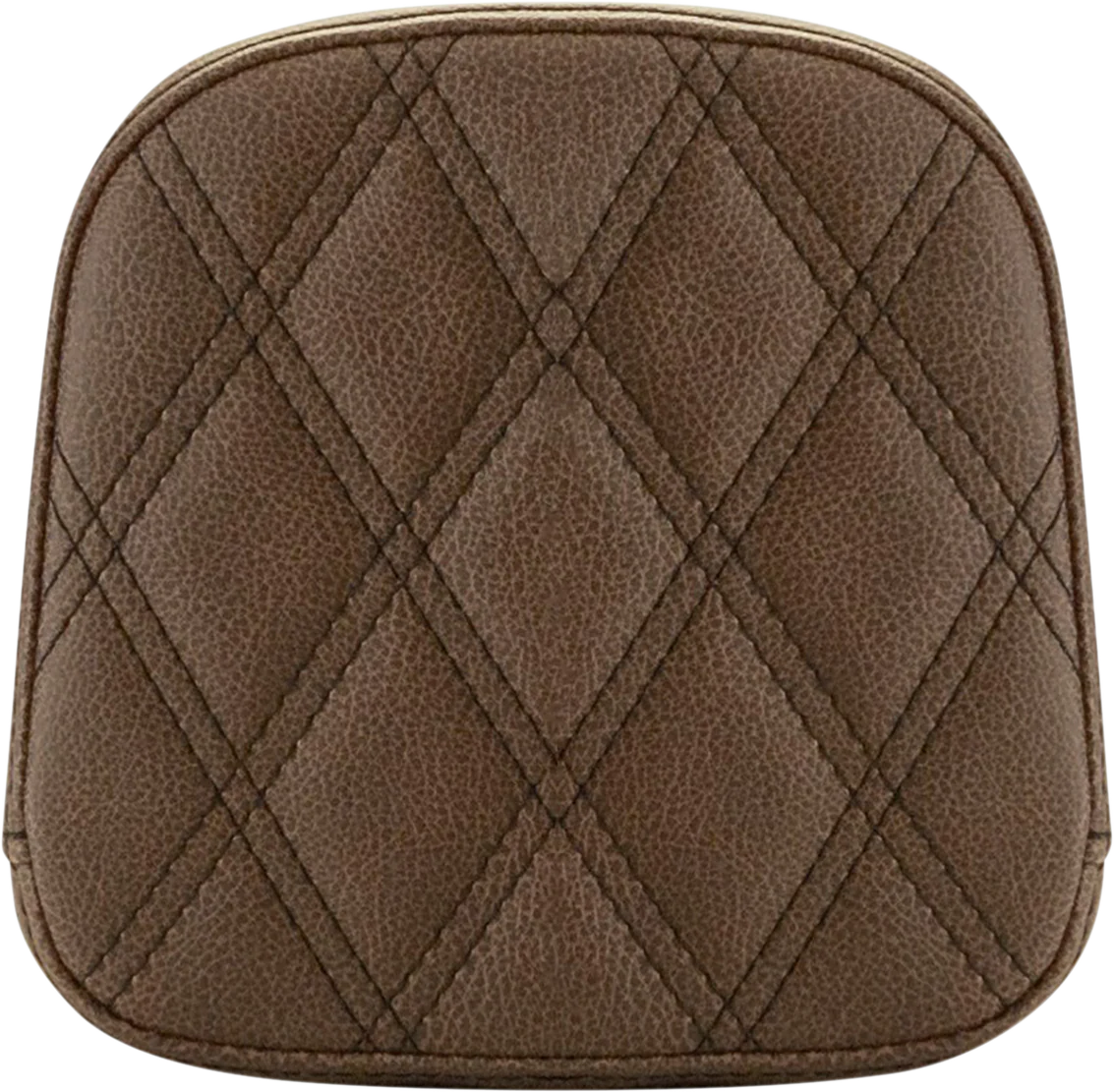 SADDLEMEN Sissy Bar Pad - Lattice Stitched - Brown FL '99-'22 040745