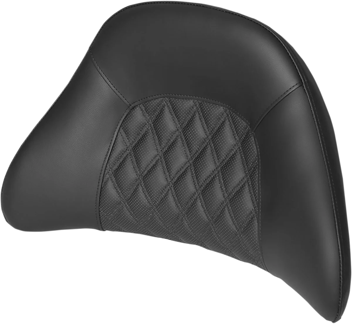 SADDLEMEN Tour-Pak? Backrest Pad - Lattice Stitched - Black 01-11884LS