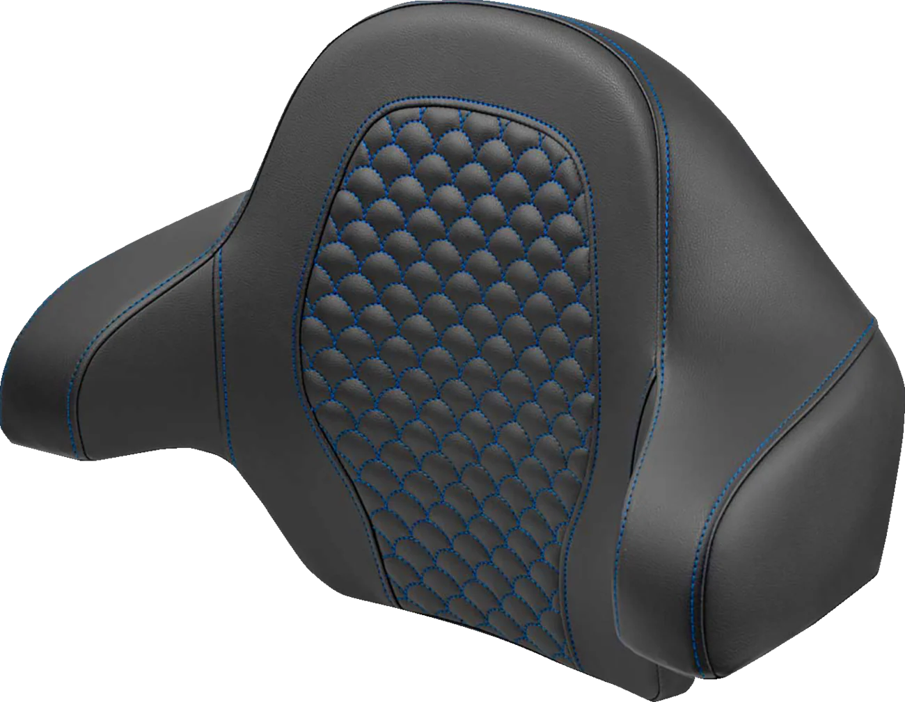 SADDLEMEN Tour Pak - Dragon Scale - Blue Stitch - FLH/FLT '14-'24 814-07-15501