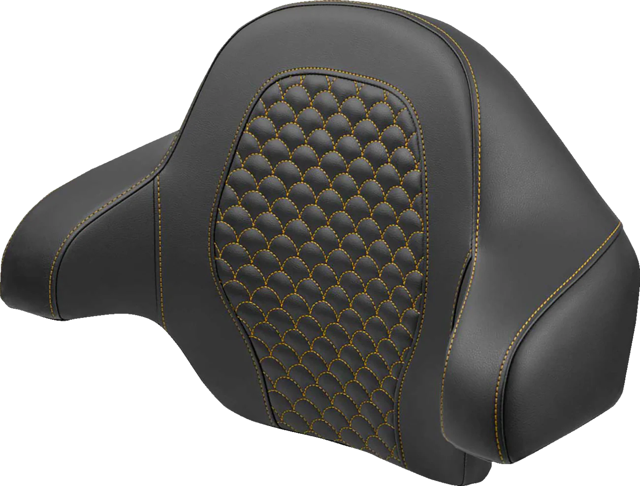 SADDLEMEN Tour Pak - Dragon Scale - Gold Stitch - FLH/FLT '14-'24 814-07-15507