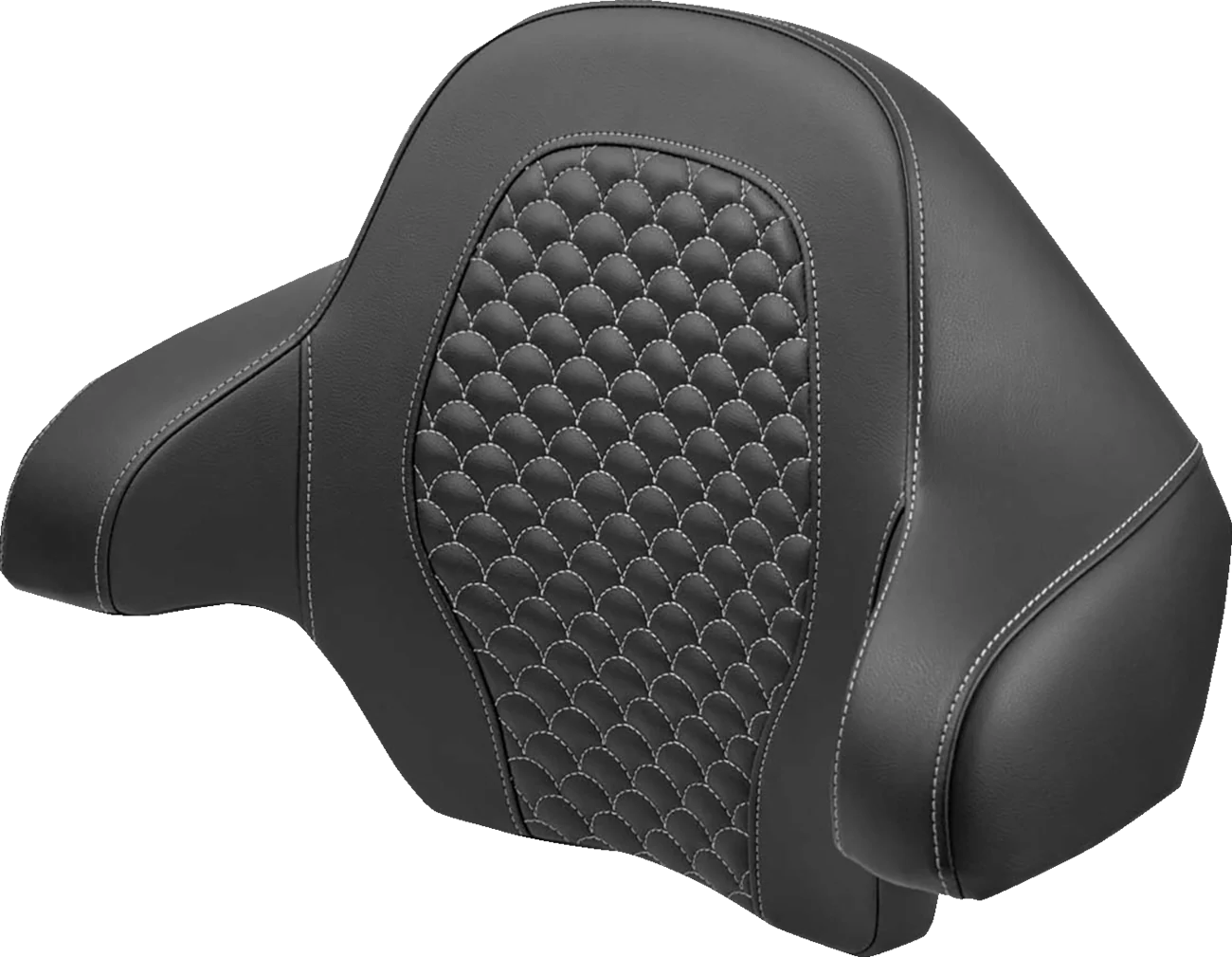 SADDLEMEN Tour Pak - Dragon Scale - Silver Stitch - FLH/FLT '14-'24 814-07-15505