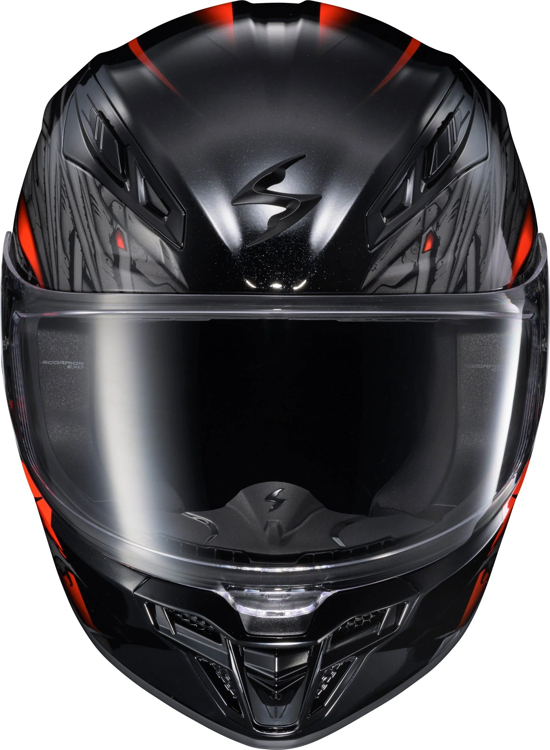 Scorpion Exo R430 Full Face Helmet Wyvern Blk/Red - Image 3