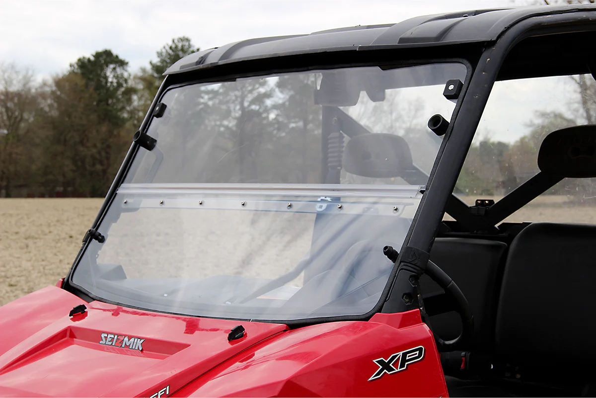 SEIZMIK Folding Windshield - Polycarbonate - Ranger 50-23079KIT