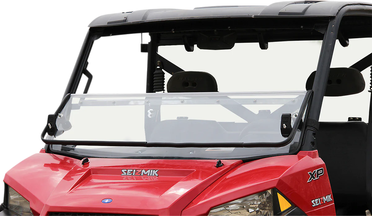 SEIZMIK Folding Windshield - Polycarbonate - Ranger 50-23079KIT - Image 3