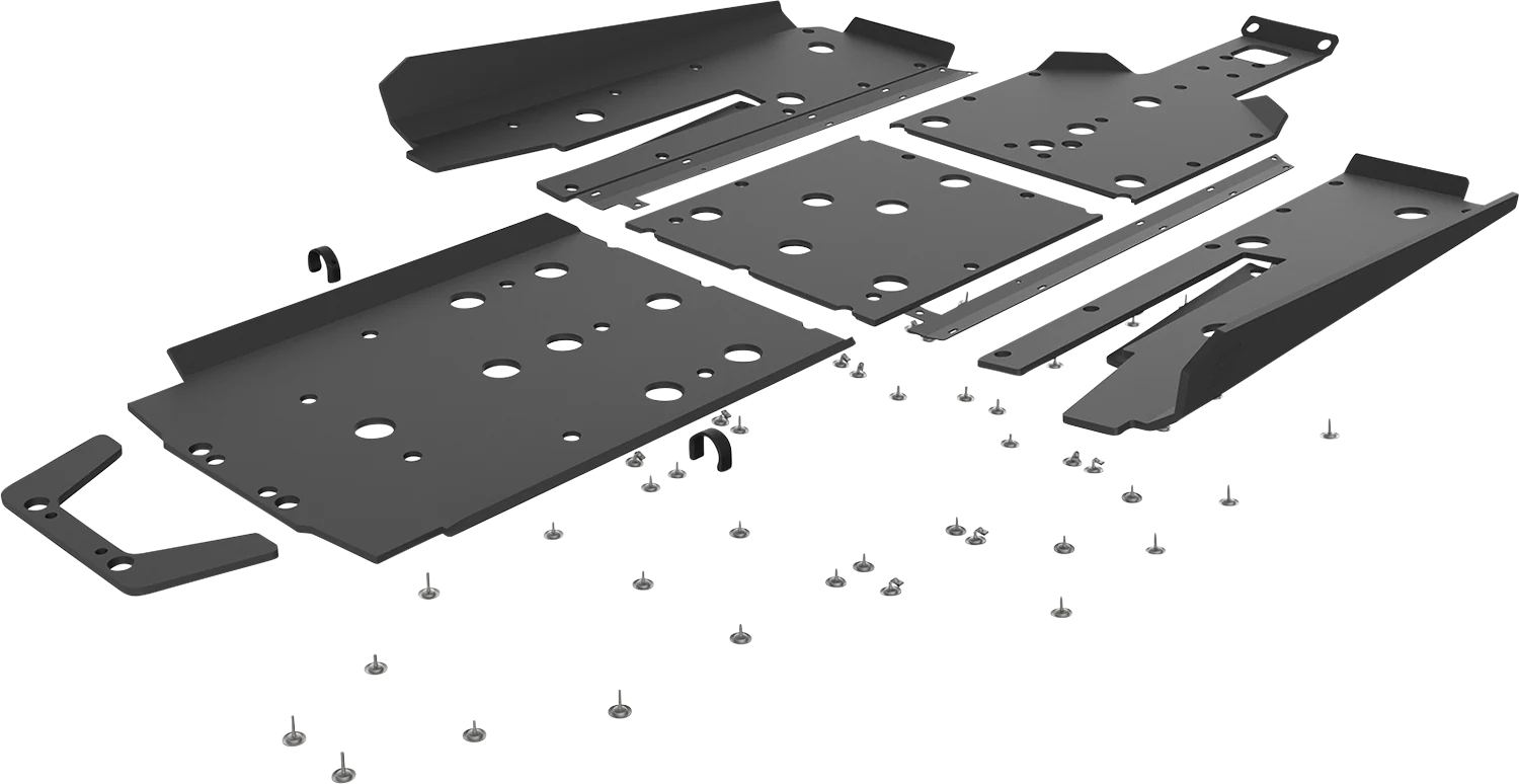 SEIZMIK Skid Plate - 2 Seat - Pro XP - Pkg. 2 of 2 76-10167KIT2