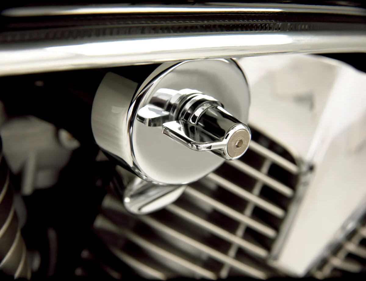 SHOW CHROME Fuel Valve Cover - Chrome - Honda 55-301