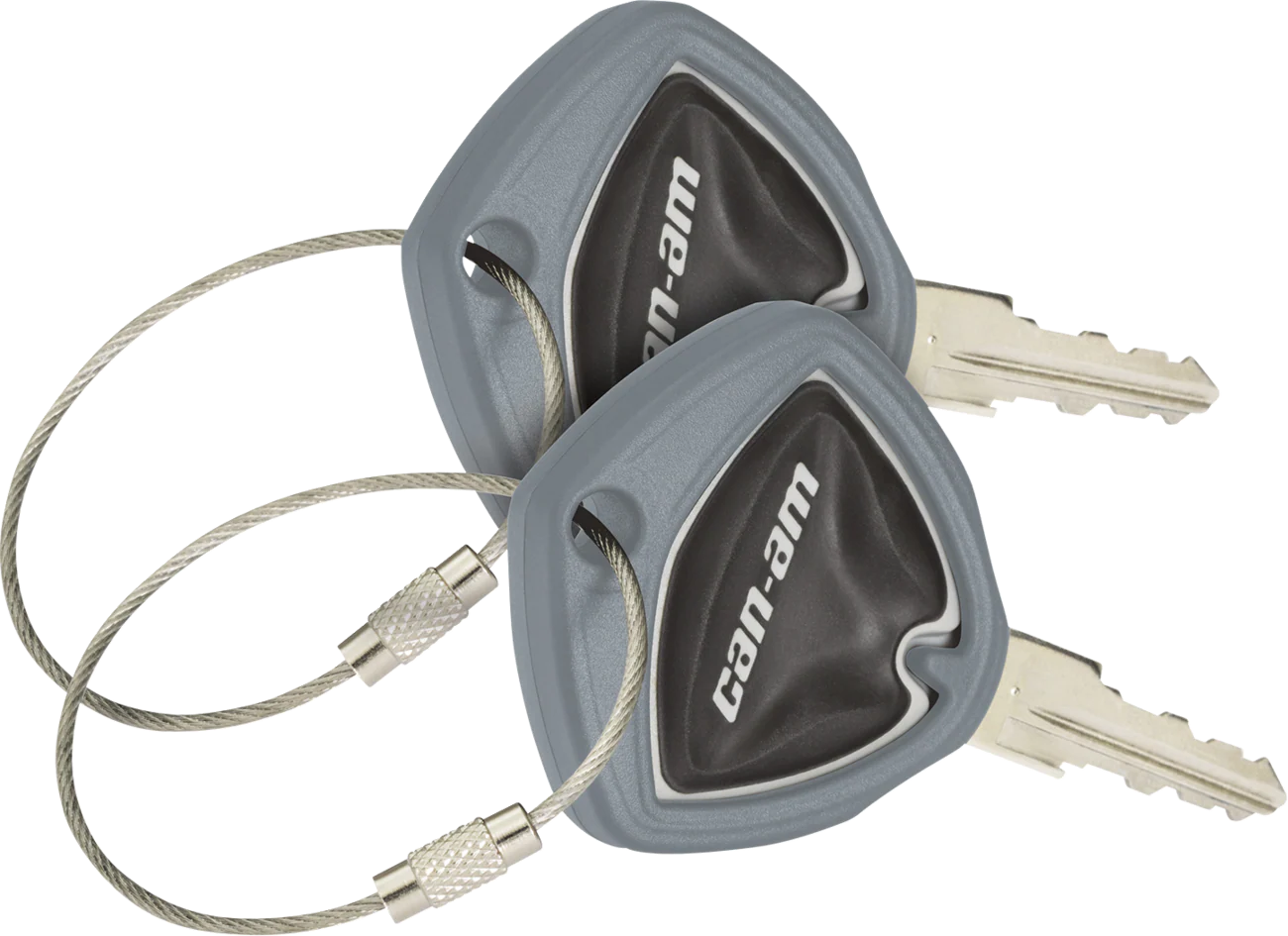 SHOW CHROME Key Covers - Gray - Can-Am - Spider 41-182E - Image 2
