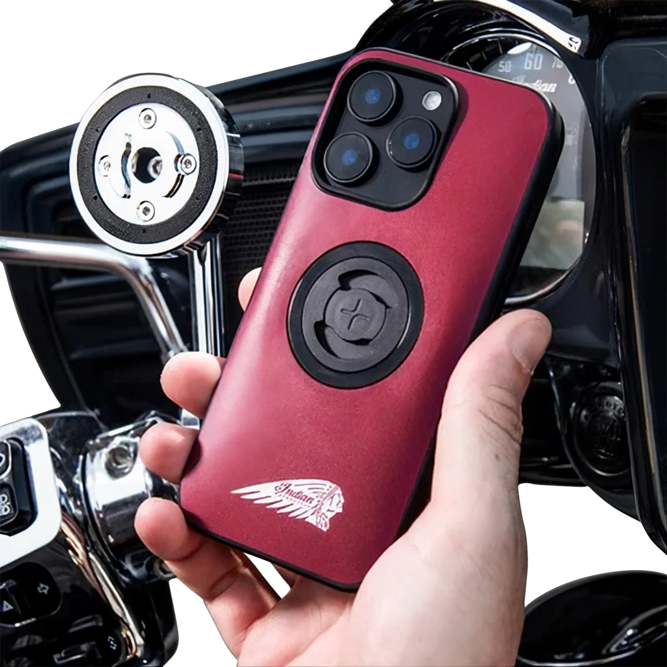 SP CONNECT Indian Phone Case - iPhone 16 Pro Max - Red 50802