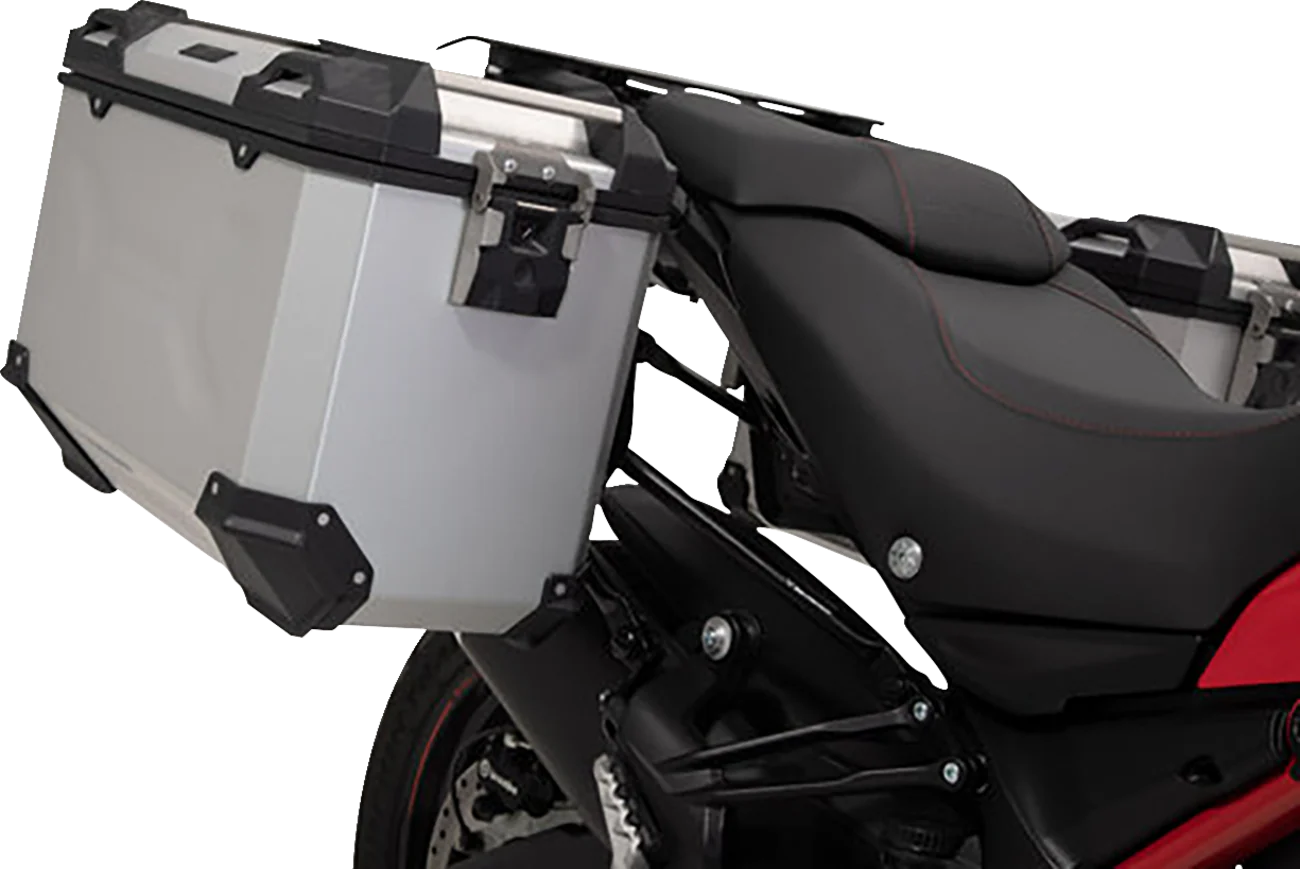 SW-MOTECH Adventure Luggage System - Silver - Ducati Multistrada '16-'24 ADV.22.114.75000/S - Image 2