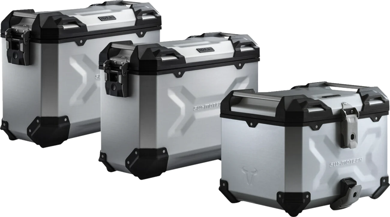 SW-MOTECH Adventure Luggage System - Silver - Honda NC750 '14-'15 ADV.01.129.75000/S