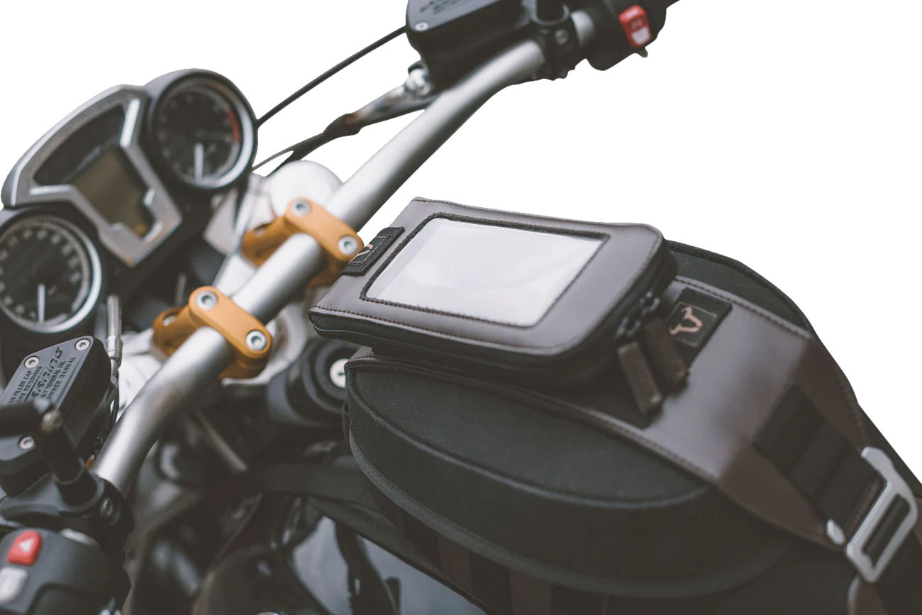 SW-MOTECH Legend Gear Smartphone Bag - LA3 - Black/Brown BC.TRS.00.405.10000 - Image 2