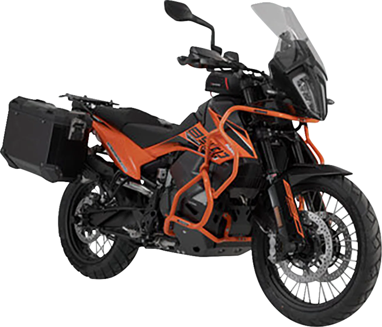SW-MOTECH TRAX ADV Aluminum Case System - Black - KTM Adventure 790/890/SMT 890 '19-'24 KFT.04.521.70001/B