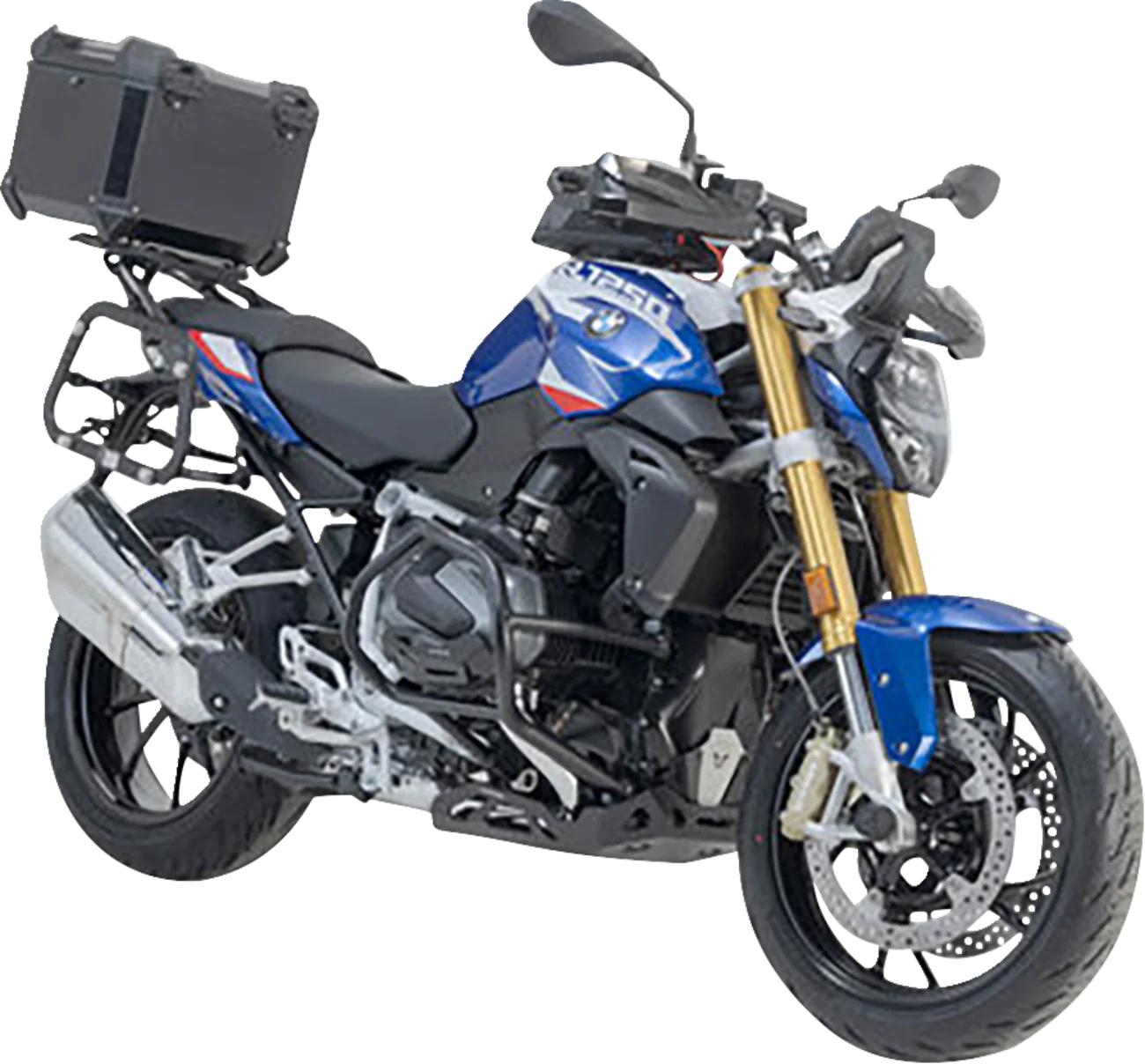 SW-MOTECH TRAX ADV Top Case System - Black - BMW R1200/R1250 '14-'24 GPT.07.573.70000/B