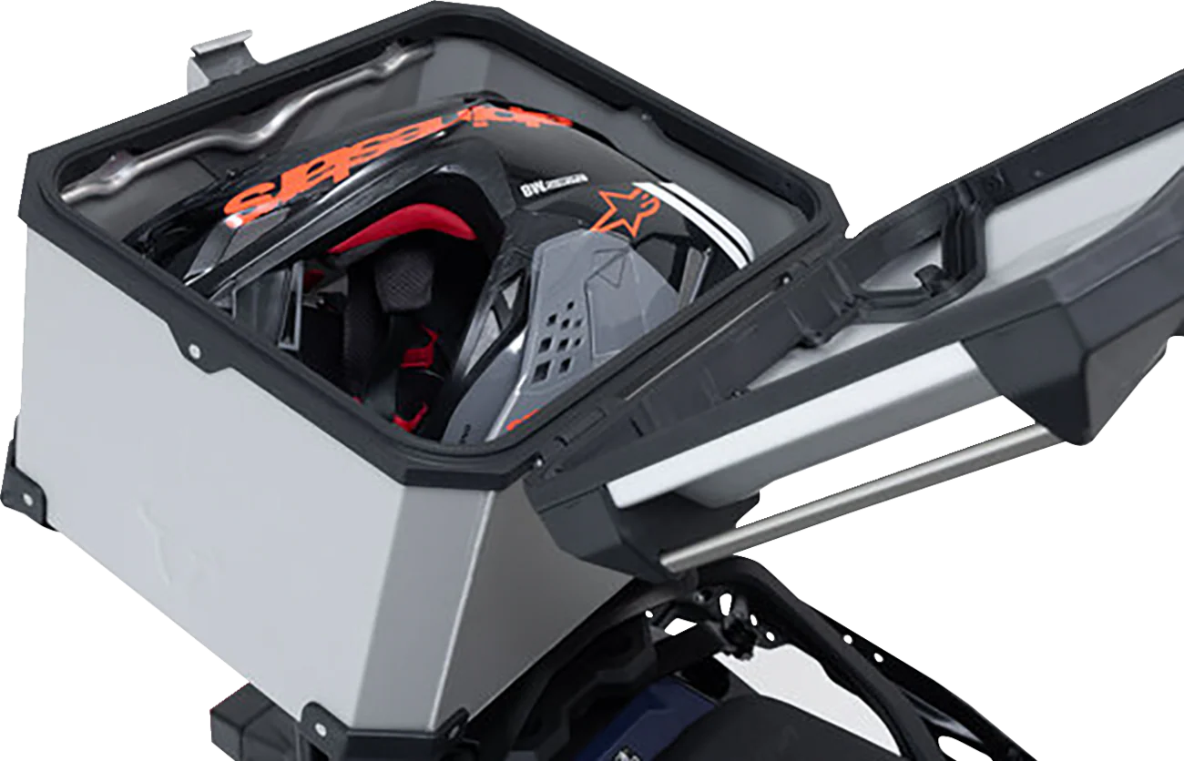 SW-MOTECH TRAX ADV Top Case System - Silver - BMW R1200/R1250 '14-'24 GPT.07.573.70000/S - Image 4