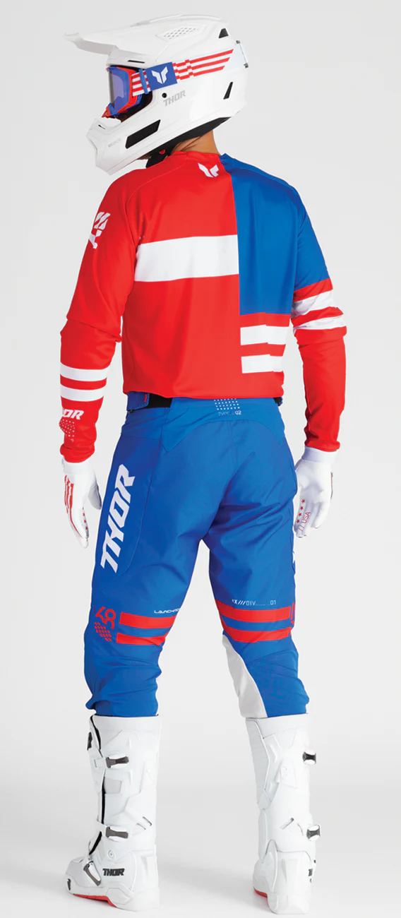 THOR Activate Goggle - Patriot - Red/White/Blue 2601-3700 - Image 3