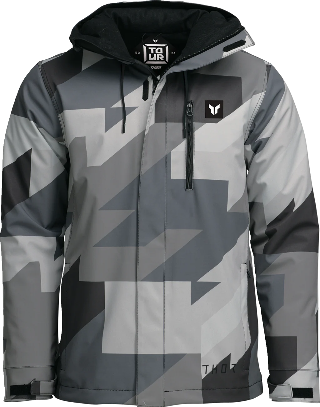 THOR Brave Tour Jacket - Gray/Black Camo - 2XL 2920-0865 - Image 2
