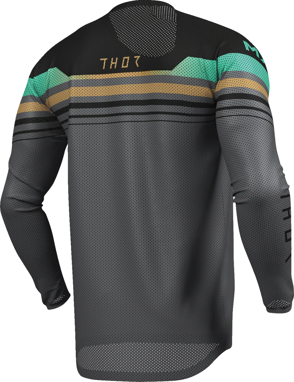THOR Launchmode Air Raptor Jersey - Black/Charcoal - Medium 2910-8431 - Image 2