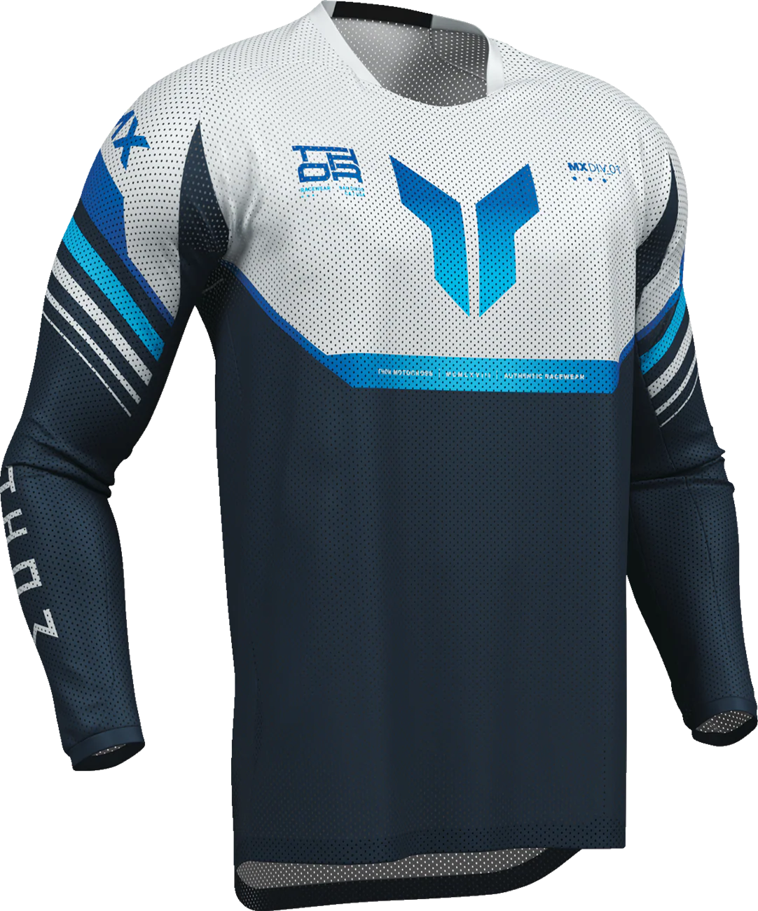 THOR Launchmode Air Raptor Jersey - Midnight/Gray - Large 2910-8438