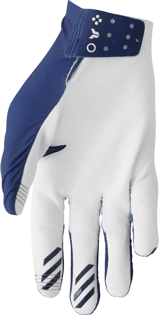THOR SPORTMODE Iconic Gloves - Navy/White - Small 3330-8231 - Image 2