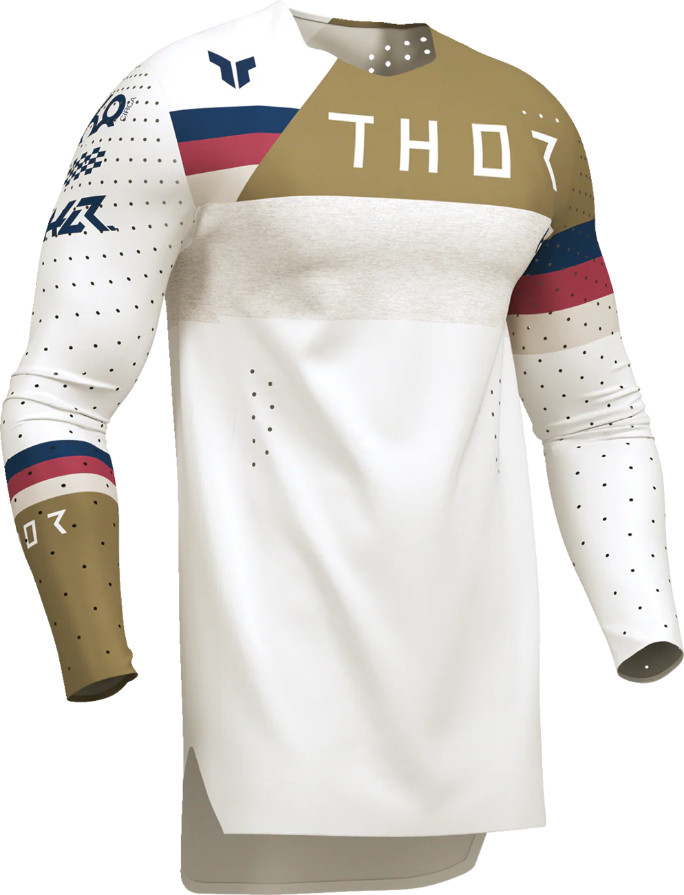 THOR Sportmode League Jersey - White/Copper - XL 2910-8367
