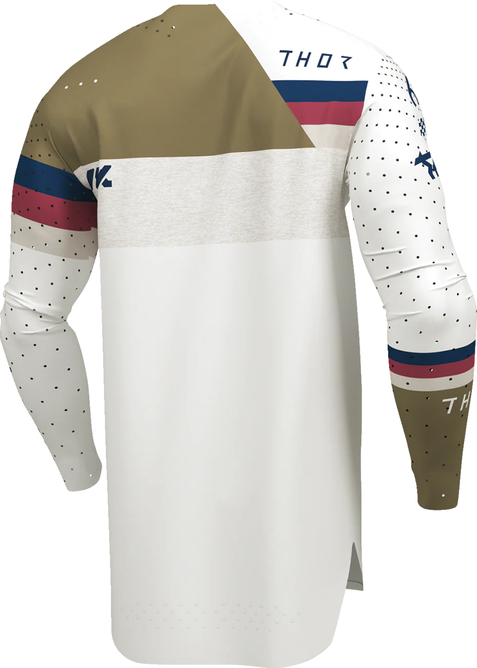 THOR Sportmode League Jersey - White/Copper - XL 2910-8367 - Image 4
