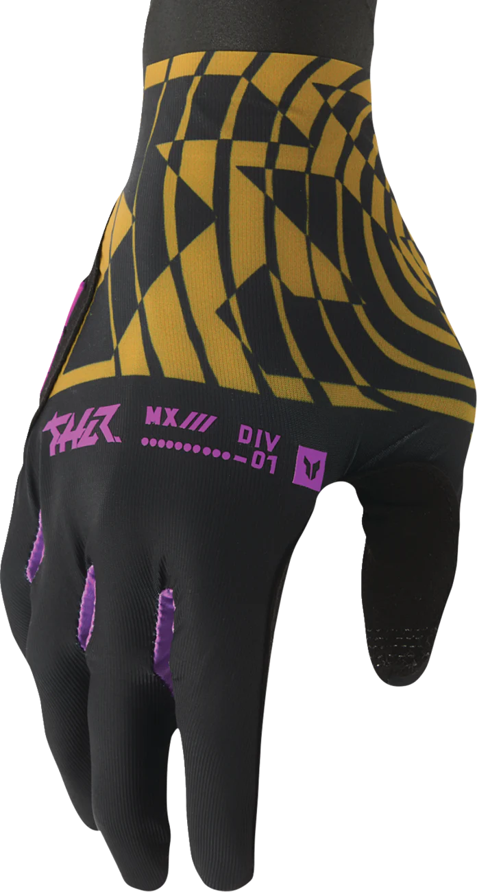 THOR Sportmode Mind Control Gloves - Black/Caramel - Large 3330-8570