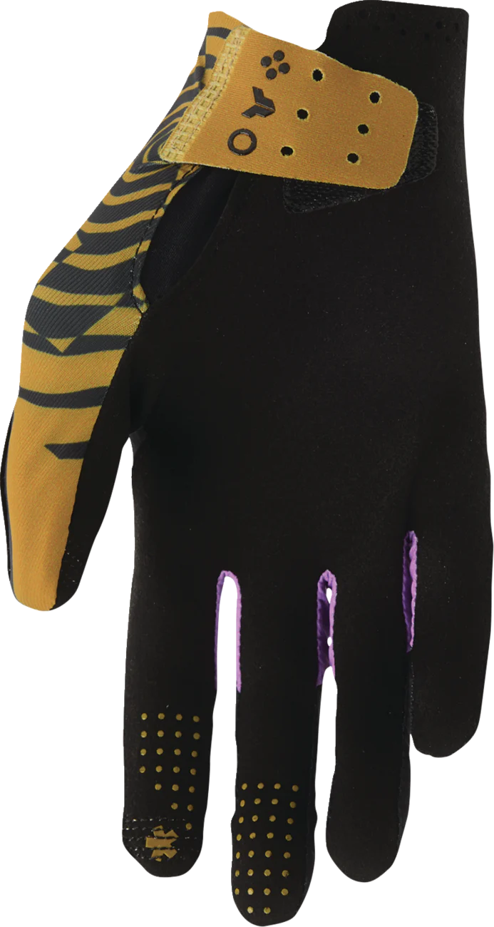 THOR Sportmode Mind Control Gloves - Black/Caramel - Large 3330-8570 - Image 3