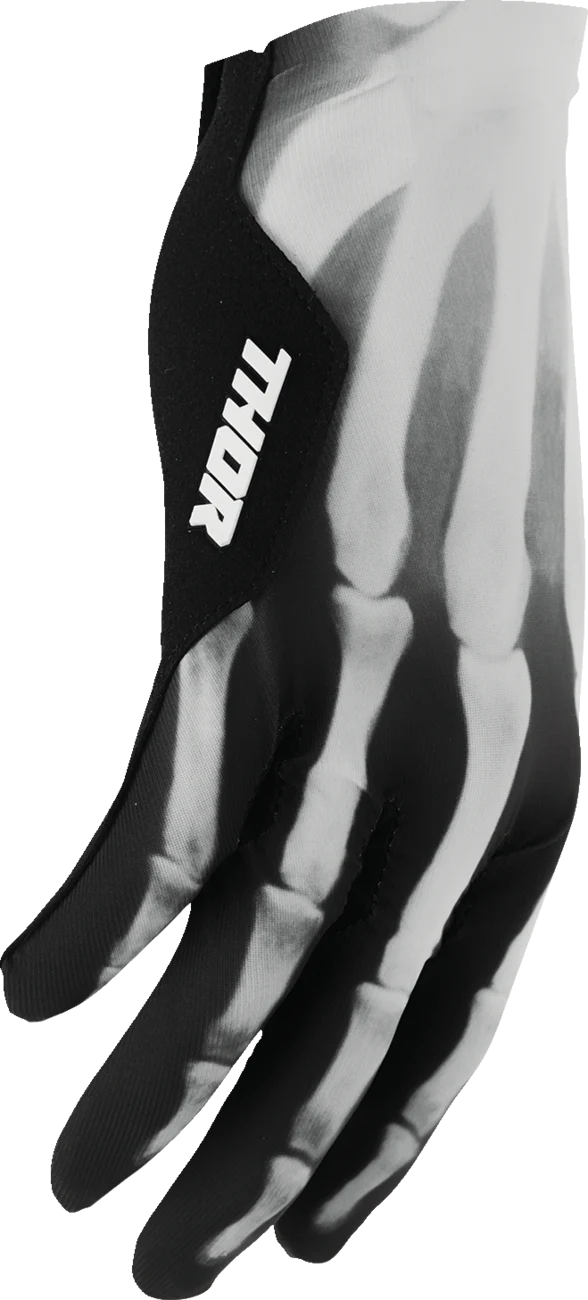 THOR Sportmode X-RAY Gloves - Black/White - XS 3330-8289 - Image 3