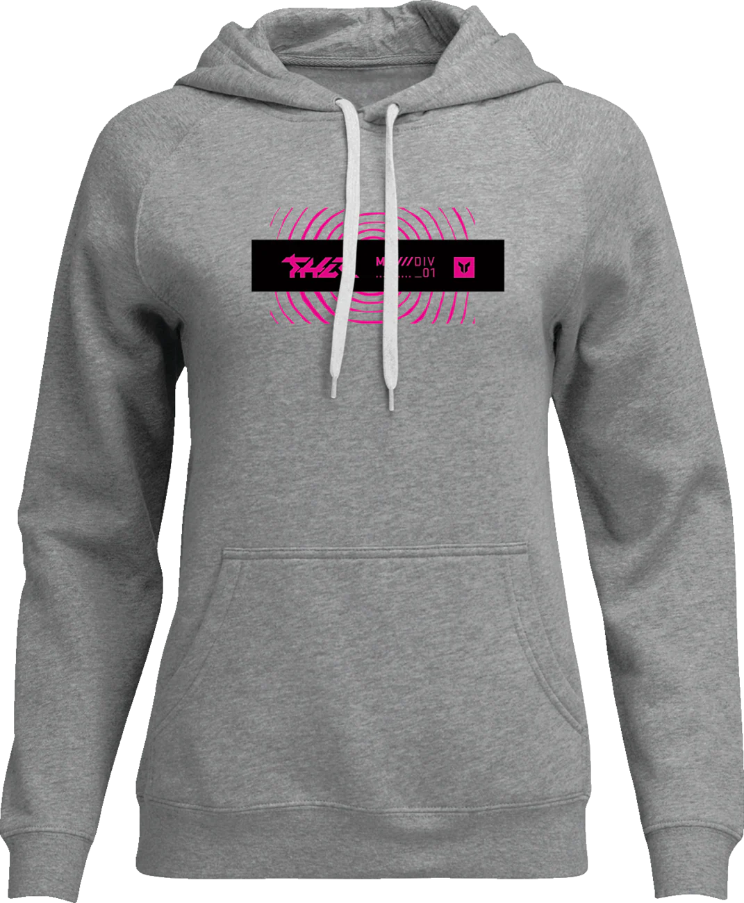 THOR Women's Mind Control Pullover Hoodie - Heather Gray - Medium 3051-1258