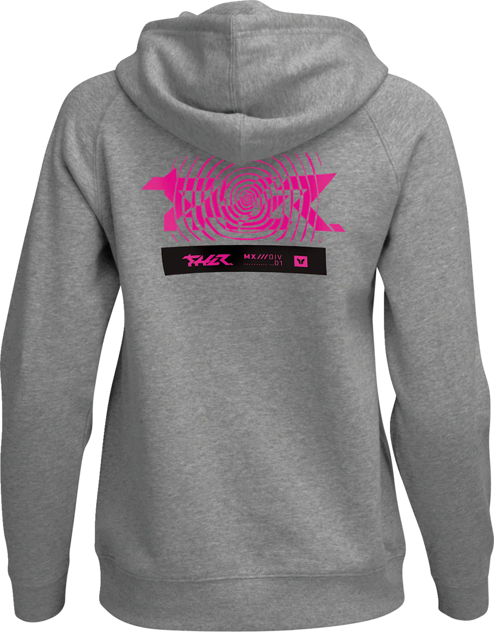 THOR Women's Mind Control Pullover Hoodie - Heather Gray - Medium 3051-1258 - Image 2