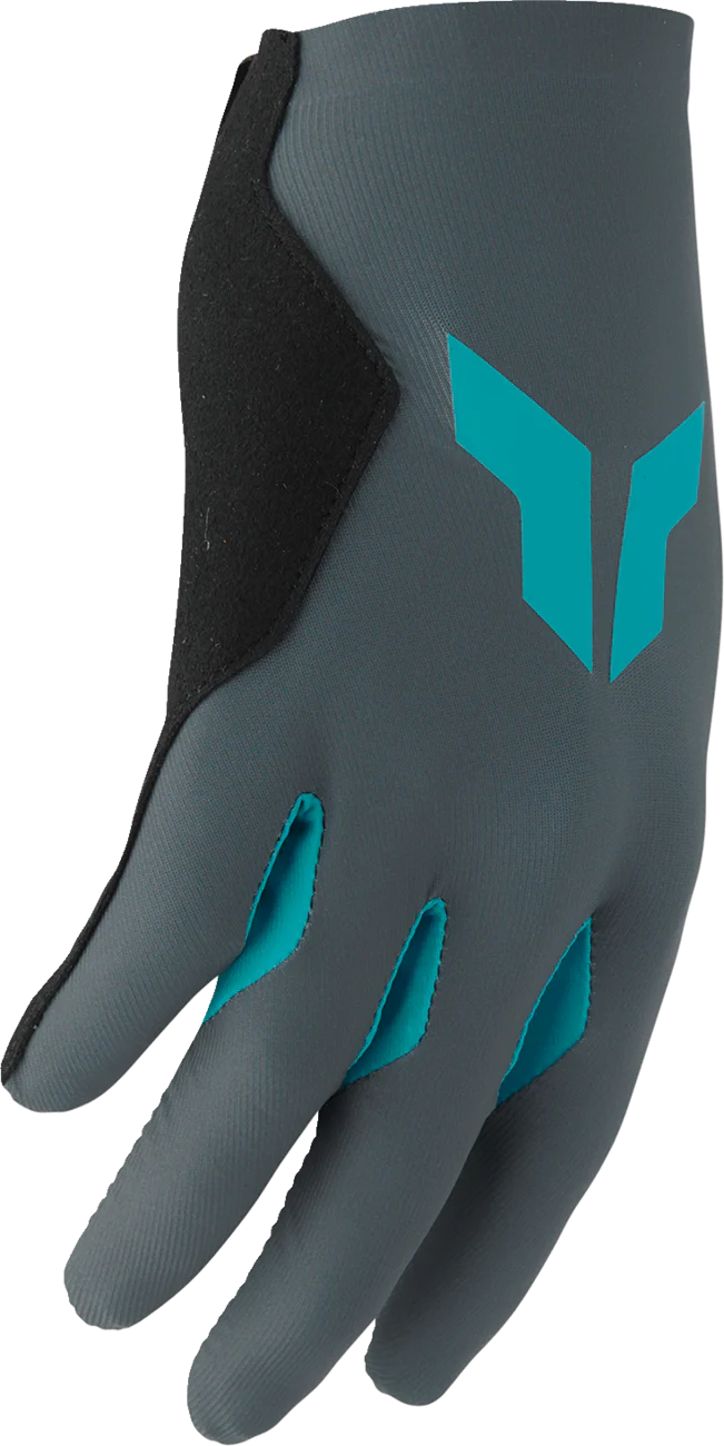 THOR Women's Sportmode Iconic Gloves - Gray/Aqua - XL 3331-0283 - Image 3