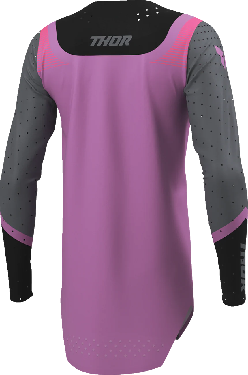 THOR Women's Sportmode Velocity Jersey - Black/Orchid - Medium 2911-0332 - Image 4
