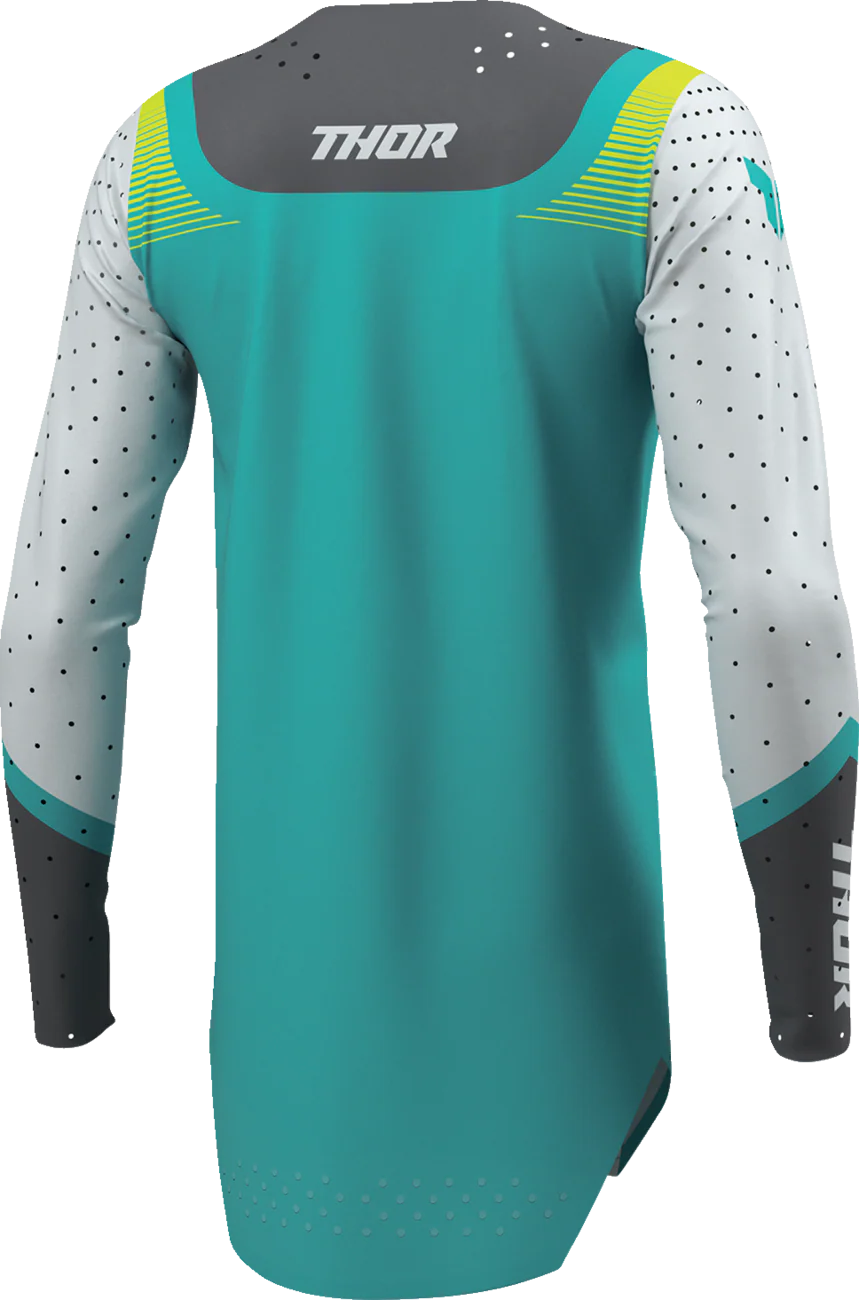 THOR Women's Sportmode Velocity Jersey - Gray/Aqua - XS 2911-0335 - Image 4