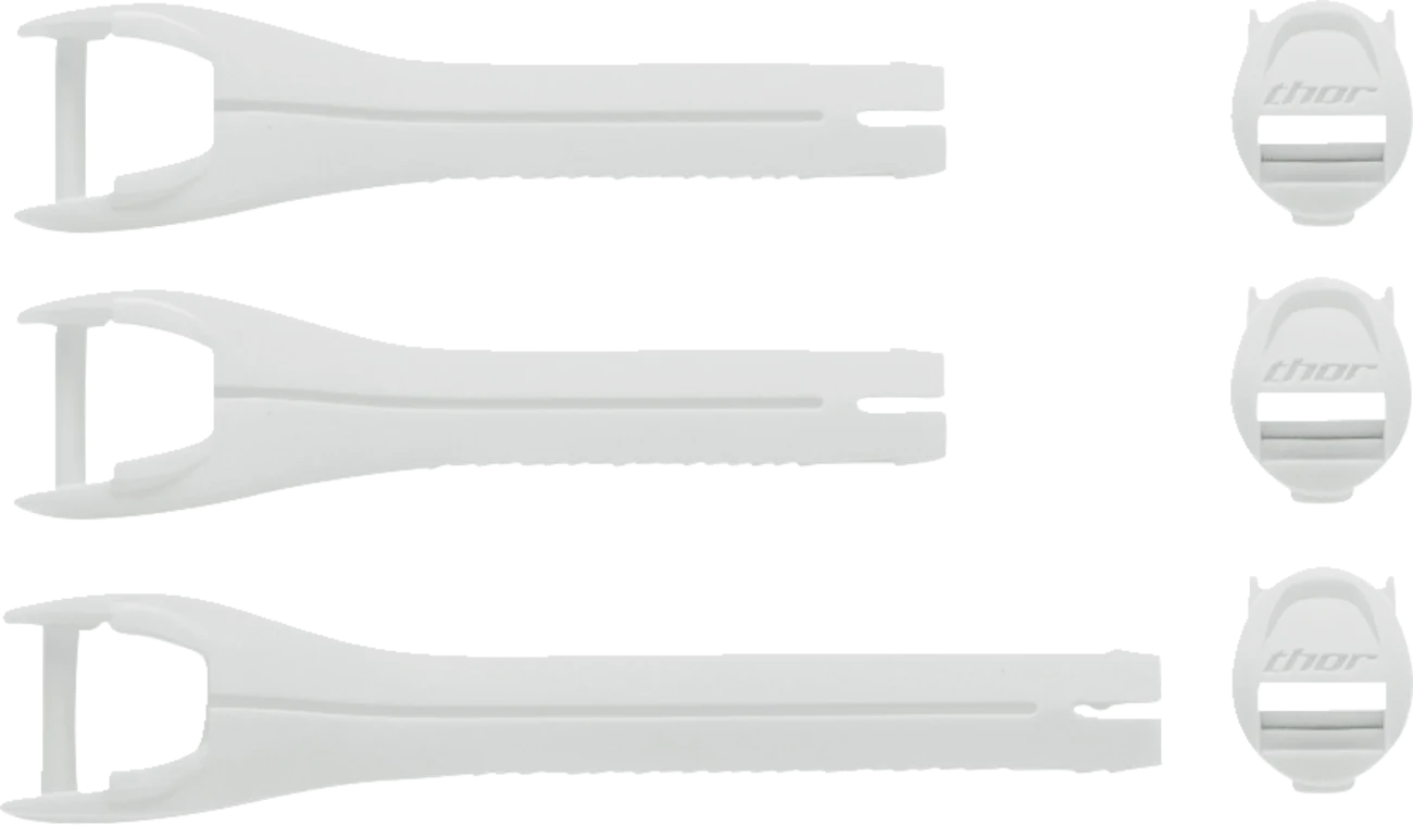 THOR Youth Blitz XR Boots Strap Kit - White/Black 3430-1046