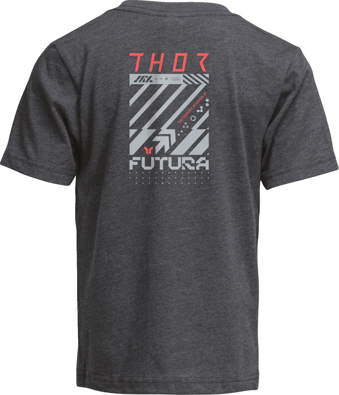 THOR Youth Futura T-Shirt - Charcoal - XS 3032-3886 - Image 2