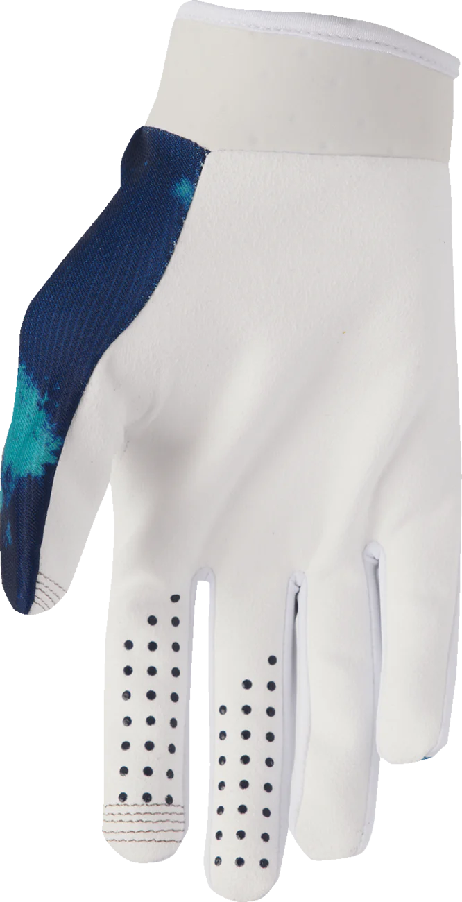 THOR Youth Launchmode Bleach Gloves - White/Aqua - 2XS 3332-1912 - Image 2