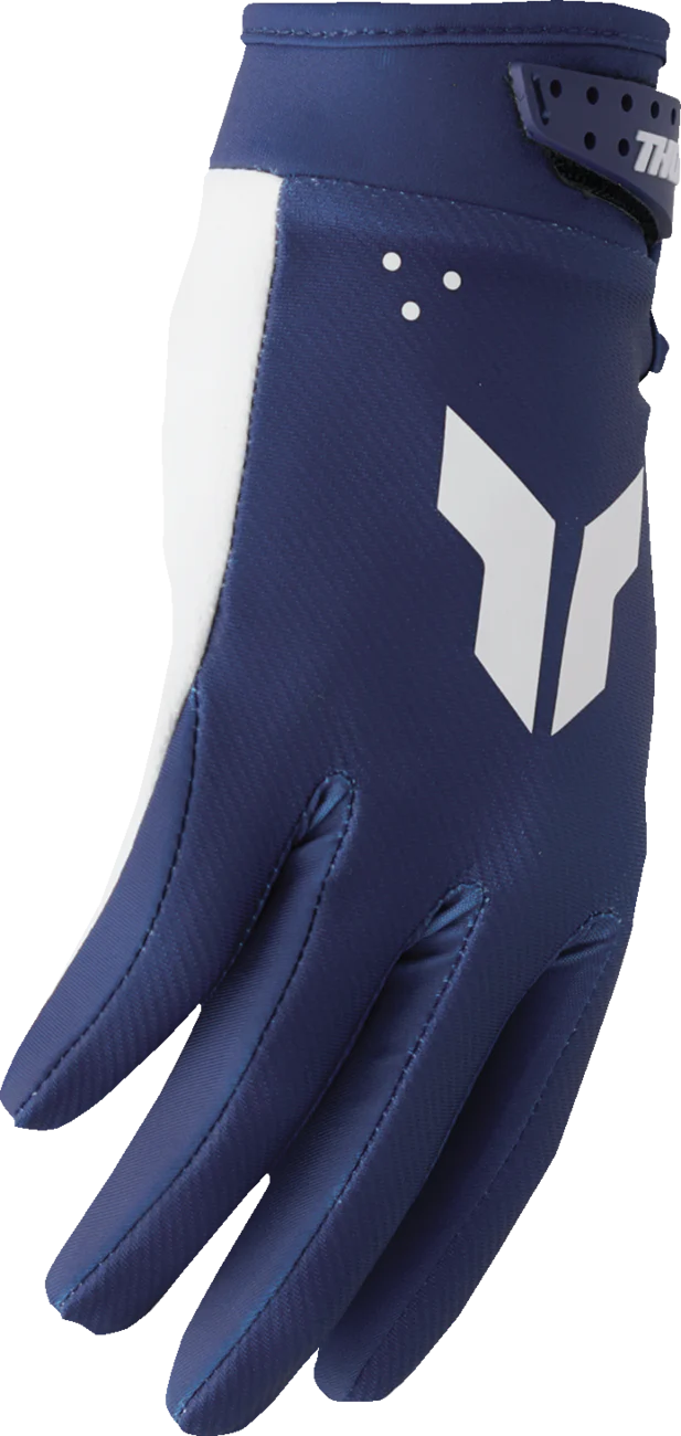 THOR Youth Launchmode Split Gloves - Navy - Medium 3332-1951 - Image 2