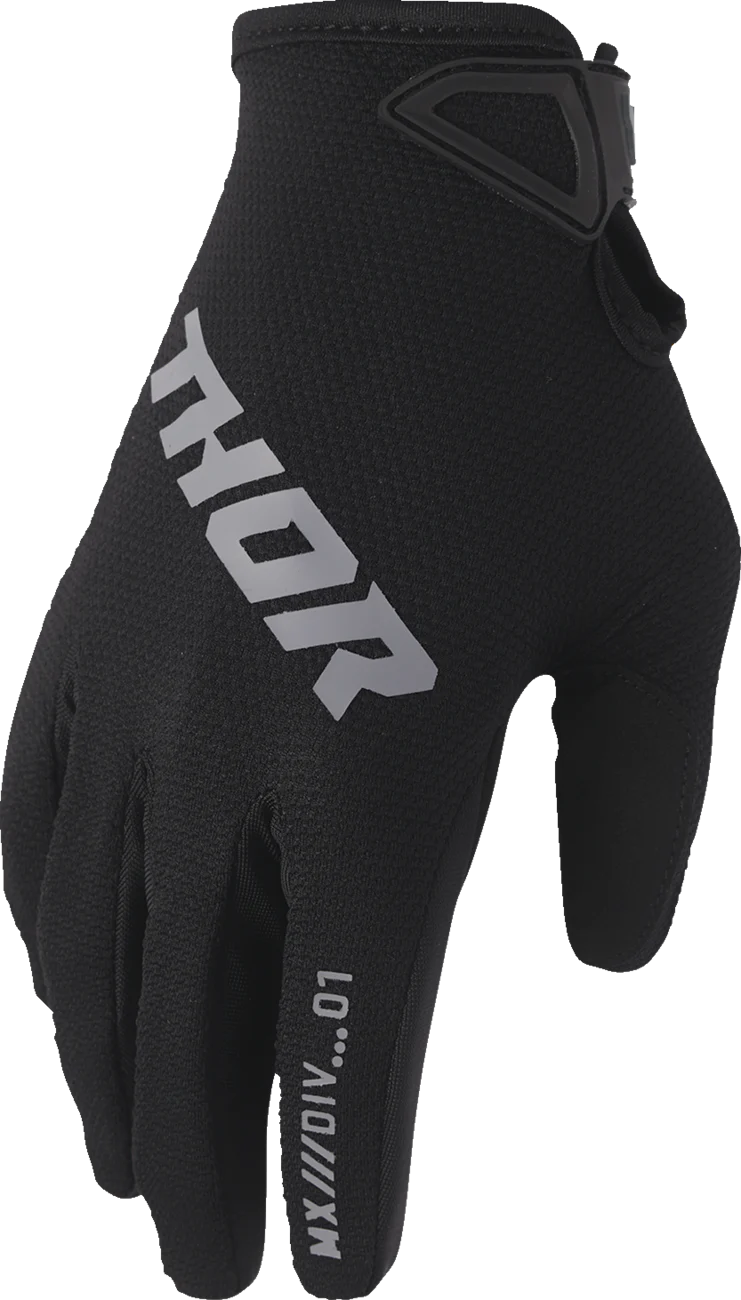 THOR Youth Ridemode Static Gloves - Black - Large 3332-1925