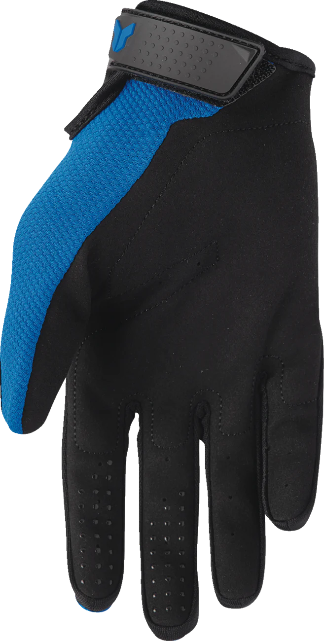 THOR Youth Ridemode Static Gloves - Blue - Medium 3332-1932 - Image 2